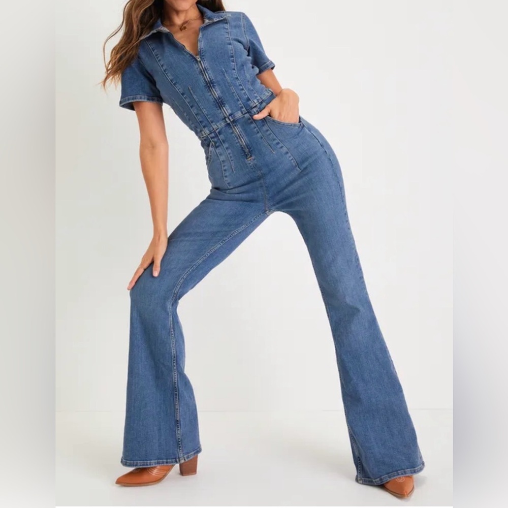 Free People Jayde Flare Jumpsuit